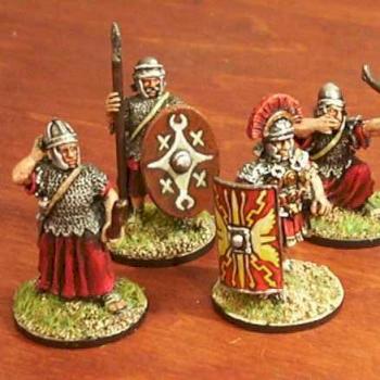 Roman Centurion and Syrian Auxilia by Cytore