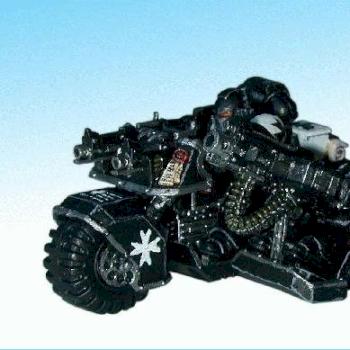 Black Templar Attack Bike by hhell