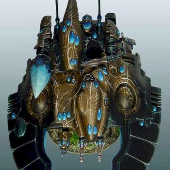 Leaf of tree vakhari - eldar Fireprism grav tank by Yellow one