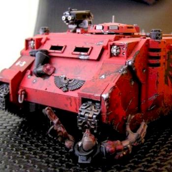 Blood Angel Space Marine Rhino by TiberiusZ