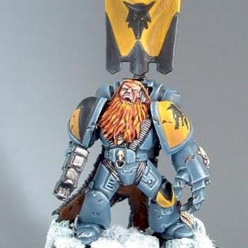 Space Wolves:  Wolfguard by darkartminiatures