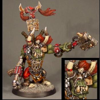 40K Ork Warboss by Blue Moon Miniatures by bluemoonminiatures