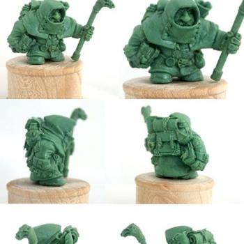 SteamDream 02 - Old dwarf, member of engineering guild by Loky