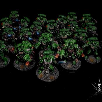 Primaris Dark Angels Army Commission Warhammer 40K by CroWarGamePainting