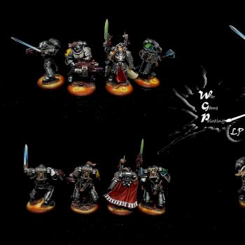 Primaris Deathwatch Kill Team Kit Bashed (Modded) + Commander by CroWarGamePainting