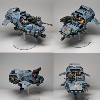 Land Speeder, Space Wolves by Blackmane