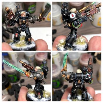 Deathwatch Flesh Tearers Sergeant by DarianZG