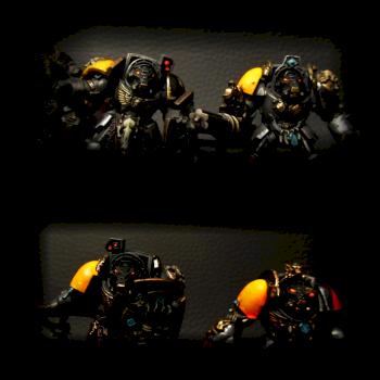 Warhammer 40.000 Wolf Guard Terminators. by Hexagone Club