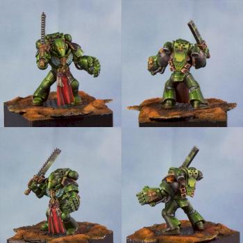 Salamander Space Marine by bortesnor