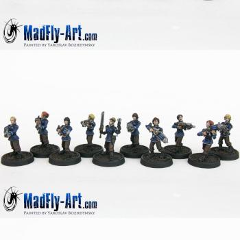 Arcadian Guard Female Squad by MadFlyArtStudio