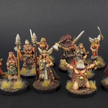 28mm Wargames Foundry - Warrior Maidens of Odin ~ The Daughters of Freya Followers of Thor and Loki by avalonindustries2040