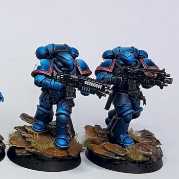 Primaris Ultramarines Intercessor Squad by Mihausz