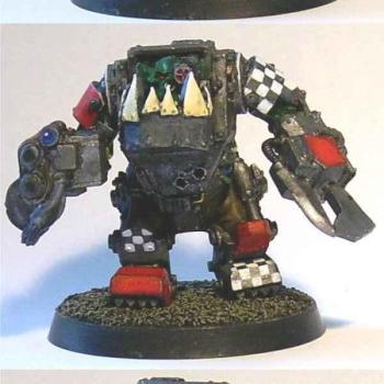 Ork Nob in Mega Armour (Ork Boss in Megarüstung) by Killa