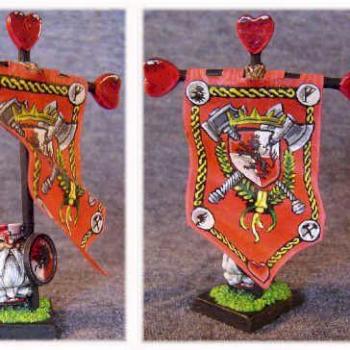 Dwarven Standard Bearer by pitcube