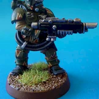 Kasrkin Stormtrooper Imperial Guardsmen by dmwargamerau