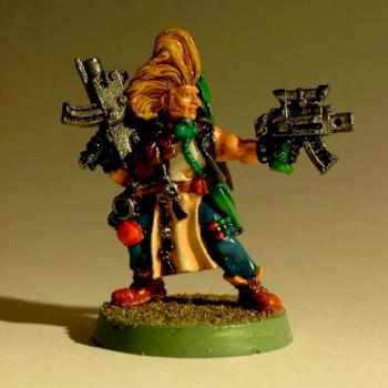 40k & necromunda Bounty hunter figure by millest