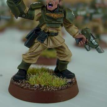 Imperial Guard Officer by dmwargamerau