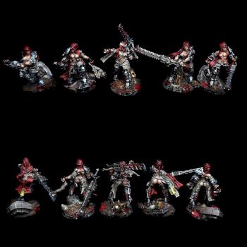 Sisters of Battle by CroWarGamePainting