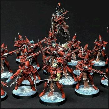 Dark Eldar Drukhari Kabalite Warriors and Archon by Rätti