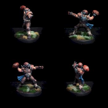 Blood Bowl Human Team Thrower by El Sabel