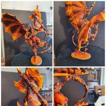 Khorne bloodthirster by Gilly