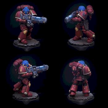 Blood Angel Hellblaster by El Sabel