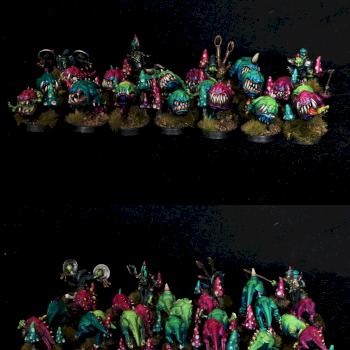 Squig Herd by warhamsterpainting