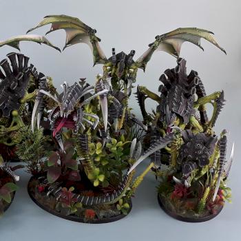 Jungle Tyranids army by MaybugM