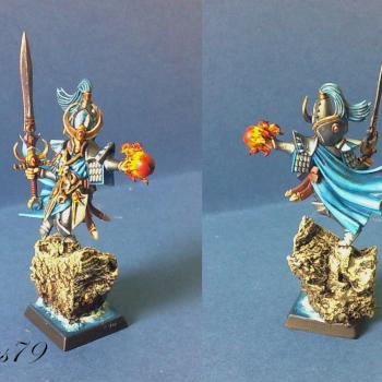 High Elf loremaster of Hoeth/Custode del sapere di Hoeth by Fynus79