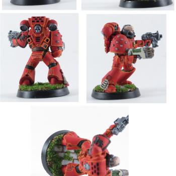 Blood Angels Sergeant Hestion by candidgamera