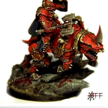 Khorne Lord on Juggernaut by Off vel AnnataR