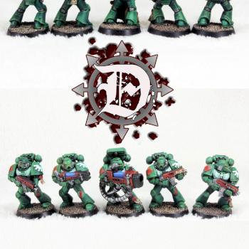 Dark Angels Tactical Squad by IrishHellion