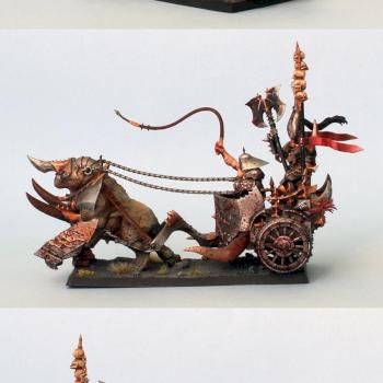 Warriors of Chaos Gorebeast Chariot by lono