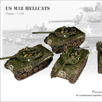 Flames of War - US M18 Hellcats -  Commission Work by MFAAC