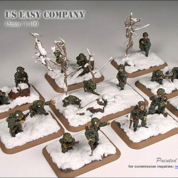 Flames of War - US Easy Company - Commission Work by MFAAC