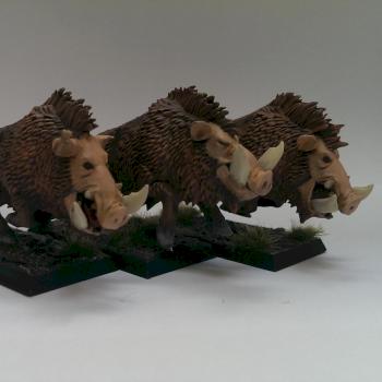 Boars for my save orc boar boyz 2 by Dornsapothecary