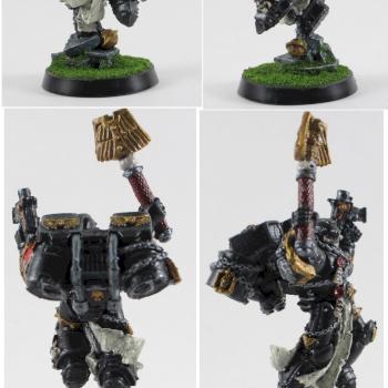 Blood Angels Chaplain w/ Jump Pack by candidgamera