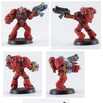 Blood Angels Sergeant Clarion by candidgamera