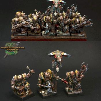 Chaos Dwarf Command Group by ravenswood