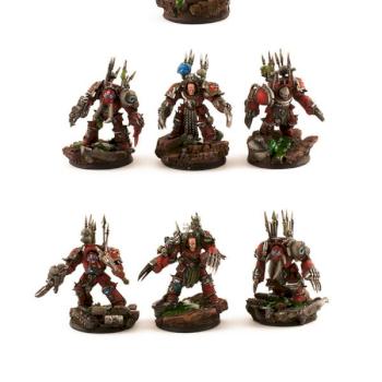 Abaddon and Khorne Chaos Space Marines by MaybugM