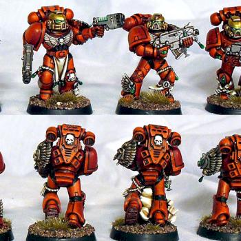 Blood Angels Sternguard Squad by MrPickles