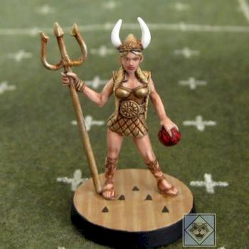 Impact! Miniatures Maude Lebowski Valkyrie Cheerleader by Impactminiatures