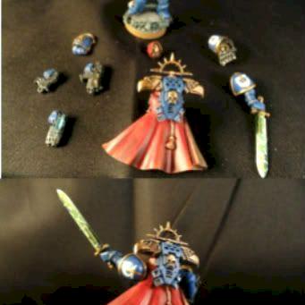 Space Marine Captain Cloaked by dsrrichter