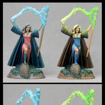 Female Mage with OSL Effects by Wren