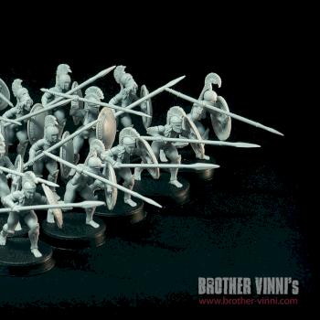 Female Hoplite Phalanx by Brother Vinni