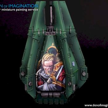 Dark Angels Drop Pod by DEN of IMAGINATION