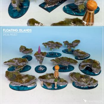 Floating Islands by Scarhandpainting