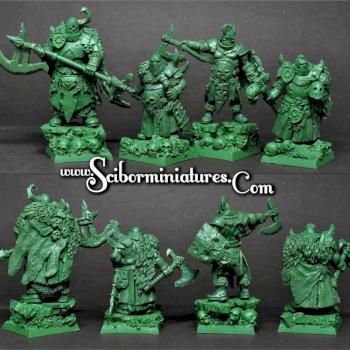 Fantasy miniatures - greenstuff - handsculpted by Scibor