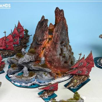 Volcano Island by Scarhandpainting