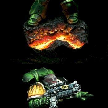 Salamander Space Marine by JudgeGudge